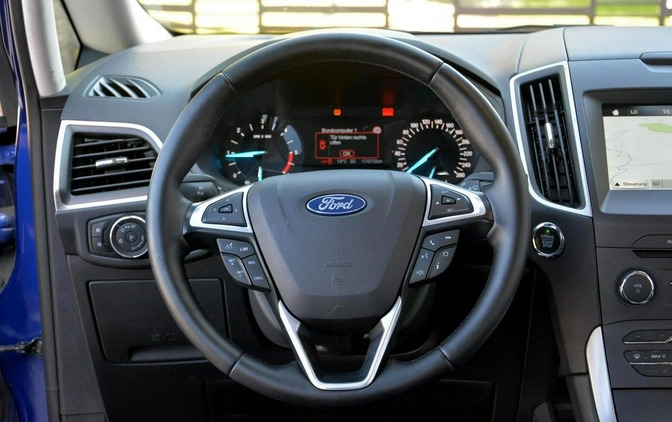 Ford S-Max cena 64900 przebieg: 174138, rok produkcji 2017 z Pełczyce małe 466